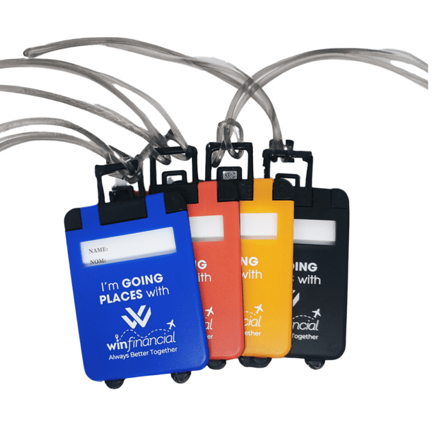 WFG Branded Frosted Luggage Tag