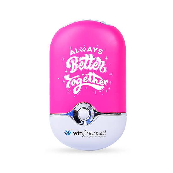 WFG Branded Mini Portable Handheld Air-Conditioning Fan - Image 2